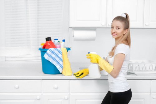 Stain removal on fabric furniture during upholstery cleaning in Orpington