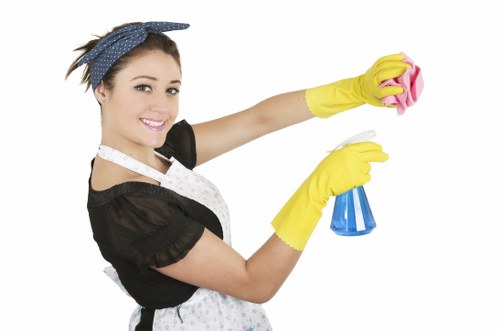 Orpington Carpet Cleaners team demonstrating safe cleaning practice