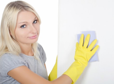 Final service review and completion of carpet cleaning work